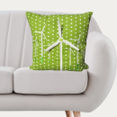 Kissenhülle 30x30 cm groß mit Windpark mit Windrädern 3D